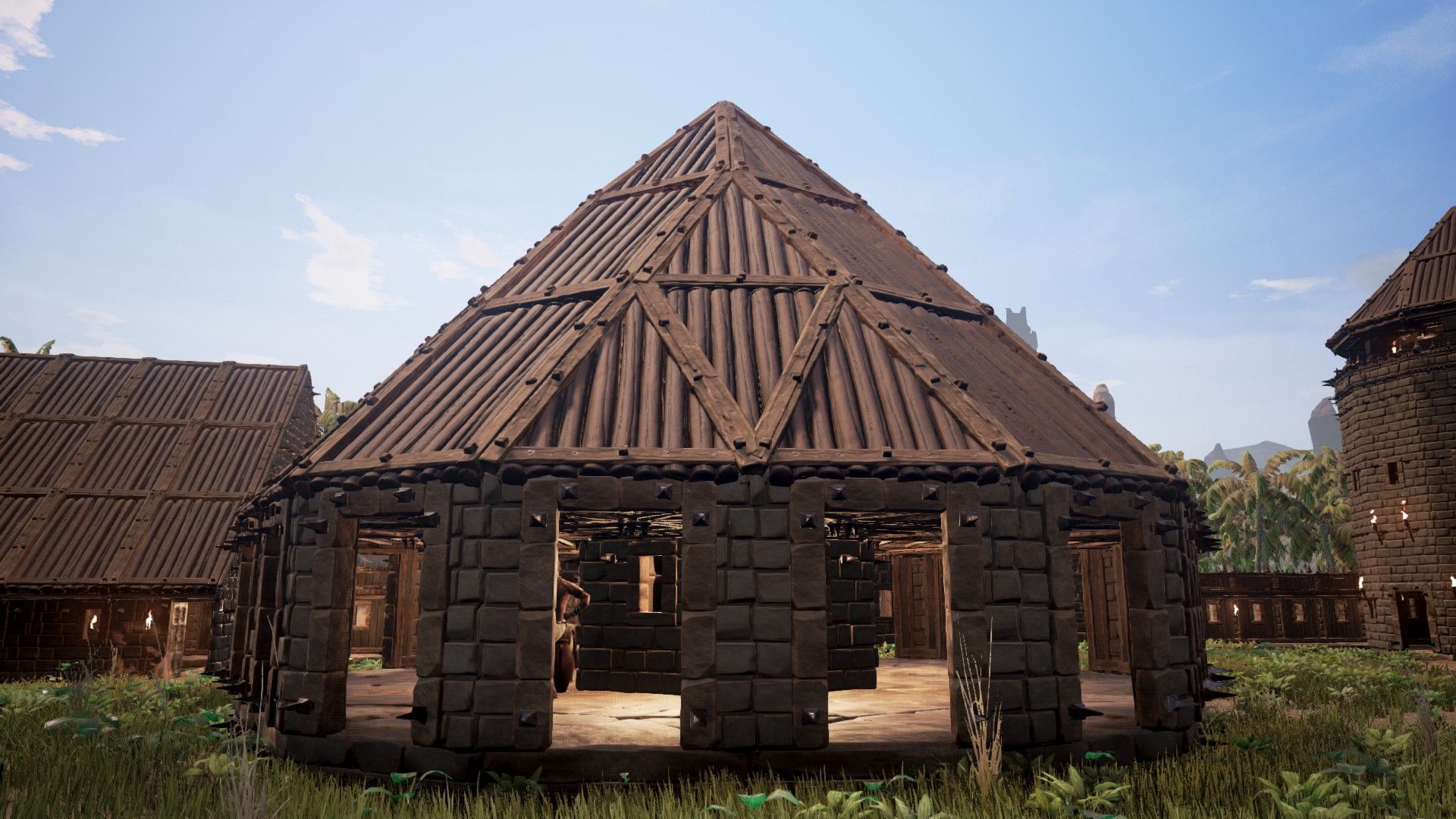 Conan Exiles How To Build The Roofs Barn Homes Floor Plans 2019