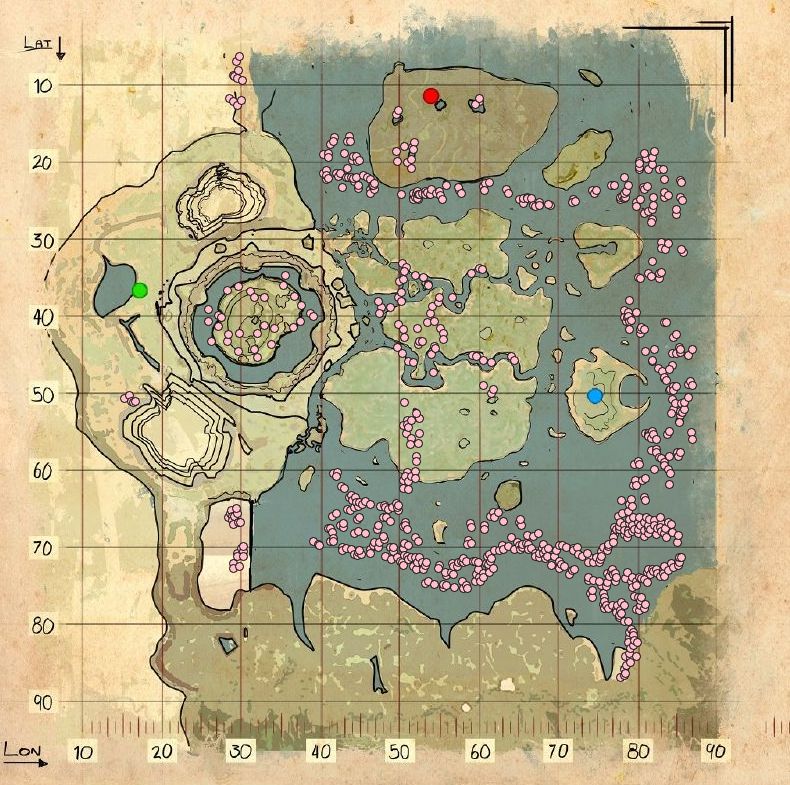 Ark Resource Map