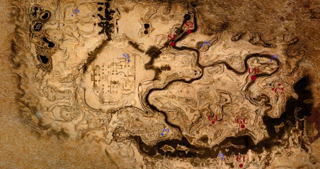 Conan Exiles - Thrall Camps, Caves, and NPC Locations
