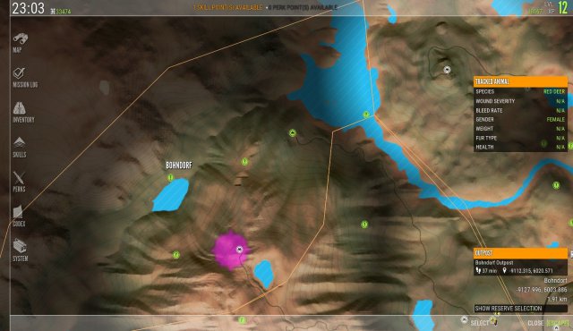 The Hunter: Call of the Wild - Outpost Locations at Hirschfelden Map