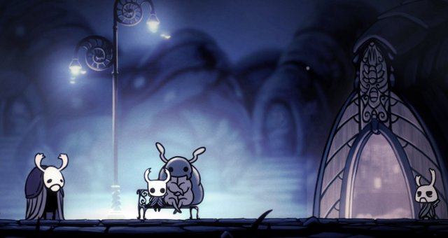 Hollow knight деревня богомолов скамейка