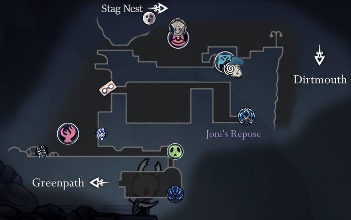 all grub locations hollow knight map