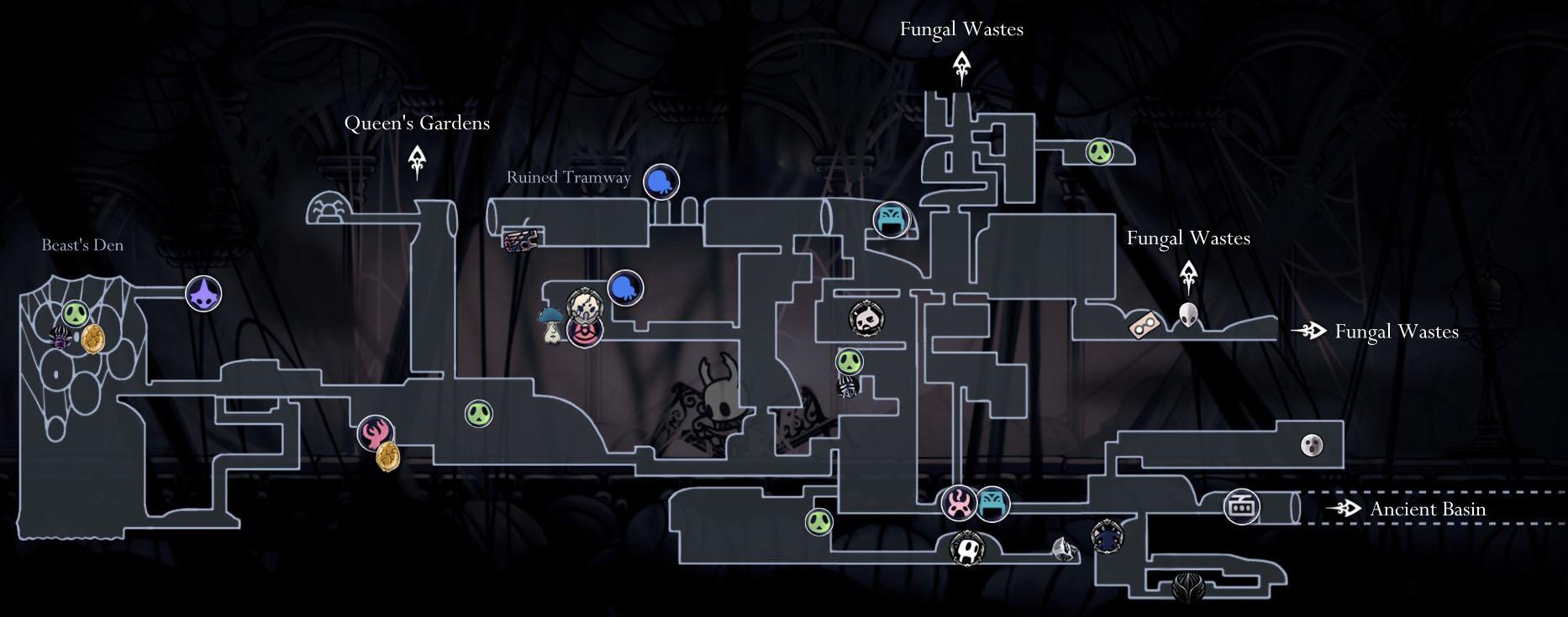hollow knight map locations