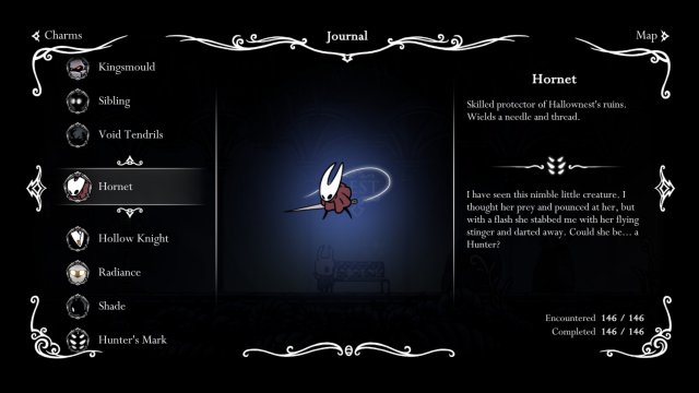 Hollow Knight - Hunter's Journal