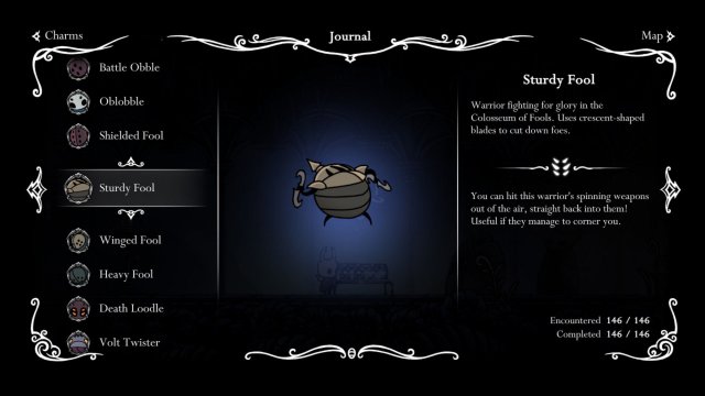 Hollow Knight - Hunter's Journal