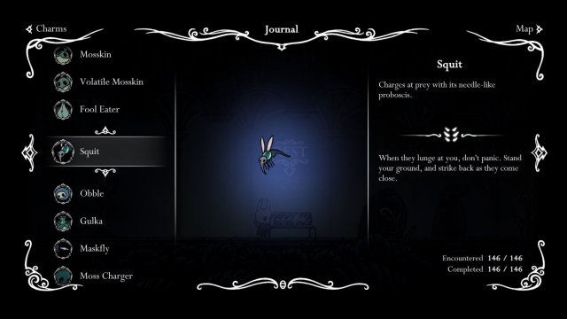 Hollow Knight - Hunter's Journal