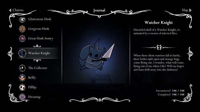 Hollow Knight - Hunter's Journal