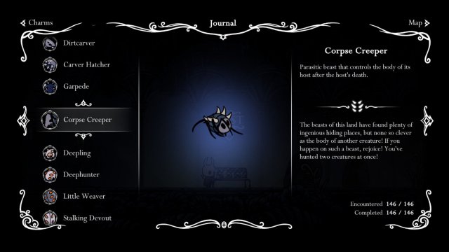 Hollow Knight - Hunter's Journal