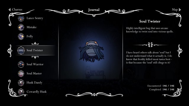 Hollow Knight - Hunter's Journal