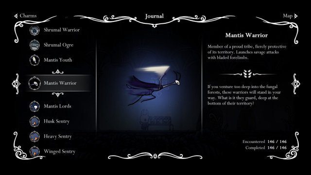 Hollow Knight - Hunter's Journal