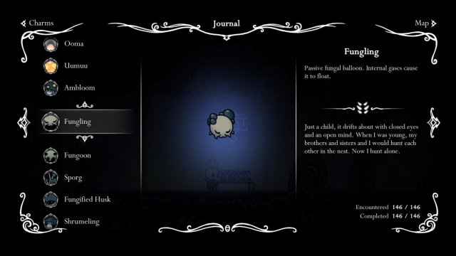 Hollow Knight - Hunter's Journal