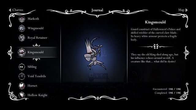 Hollow Knight - Hunter's Journal