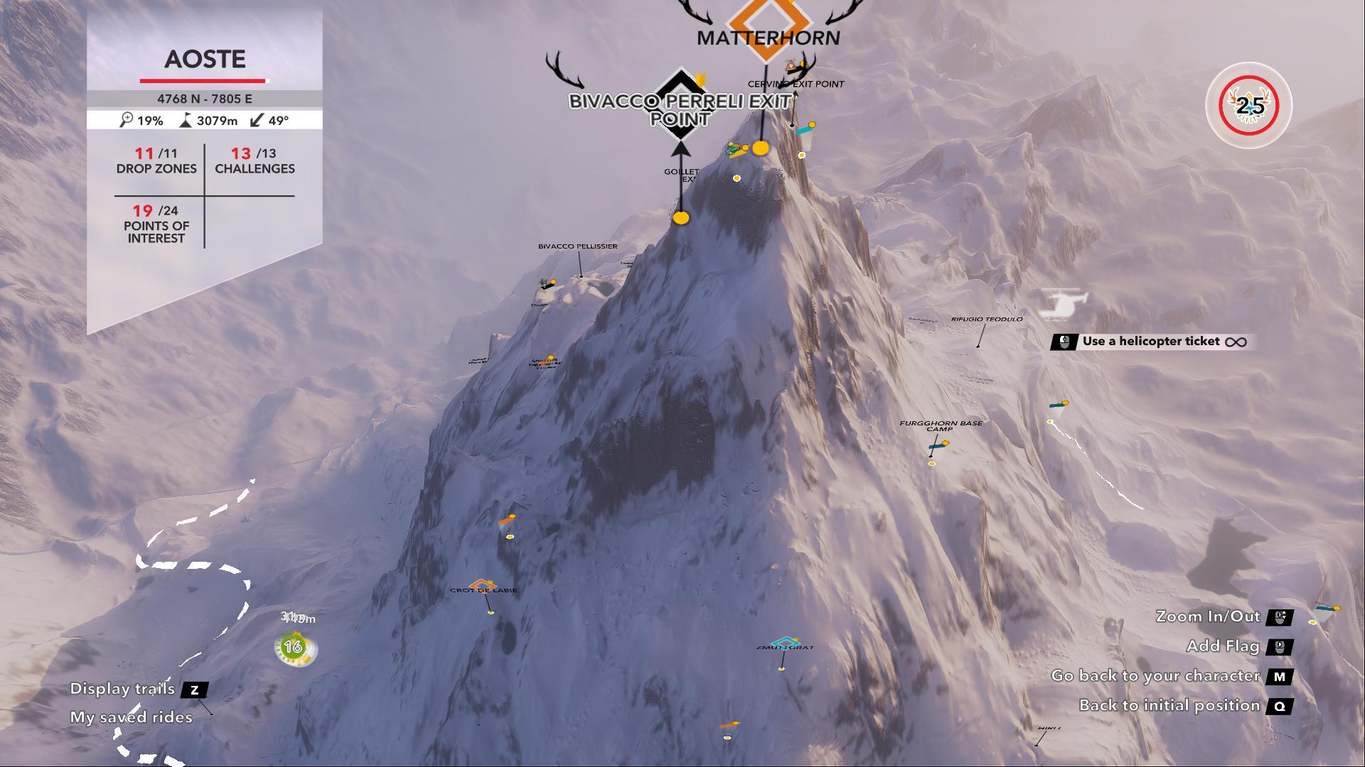 Steep - All Coordinates for Mountain Stories, Drop Zones and Points of