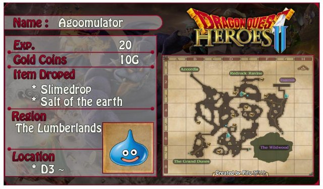 Dragon Quest Heroes 2 - All Monster Locations