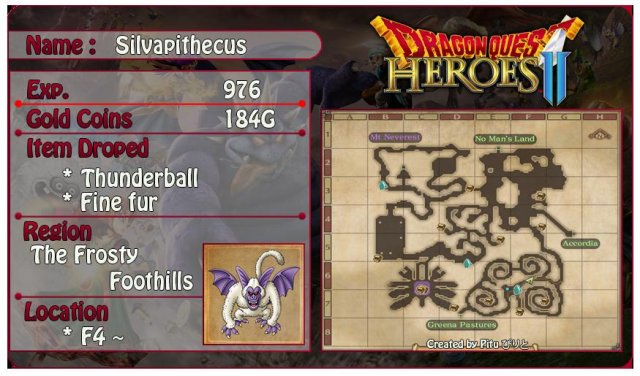 Dragon Quest Heroes 2 - All Monster Locations