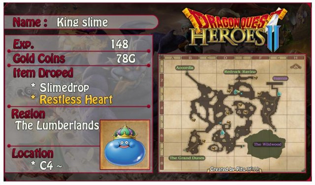 Dragon Quest Heroes 2 - All Monster Locations