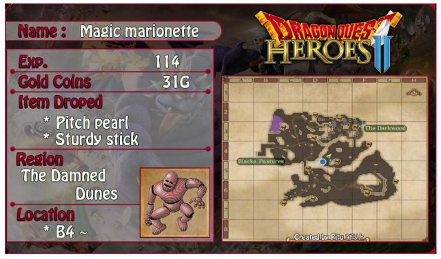 Dragon Quest Heroes 2 - All Monster Locations