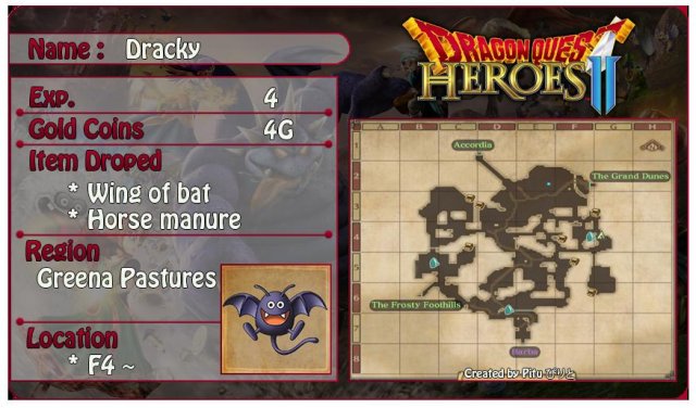 Dragon Quest Heroes 2 - All Monster Locations