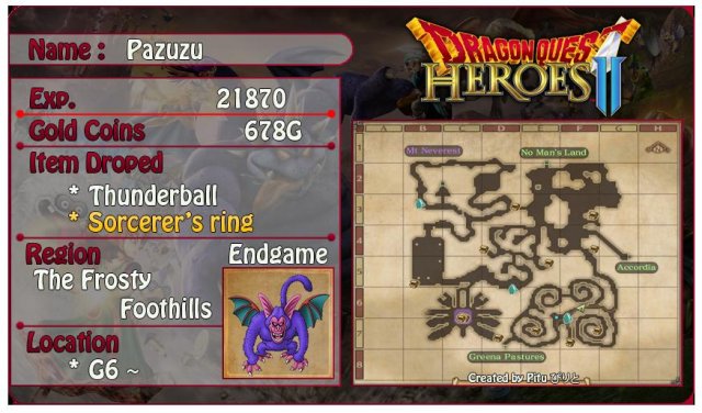 Dragon Quest Heroes 2 - All Monster Locations