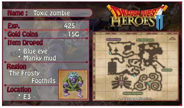 Dragon Quest Heroes 2 - All Monster Locations