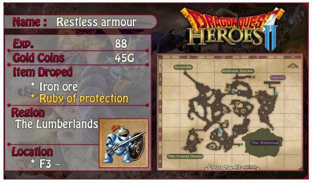 Dragon Quest Heroes 2 - All Monster Locations