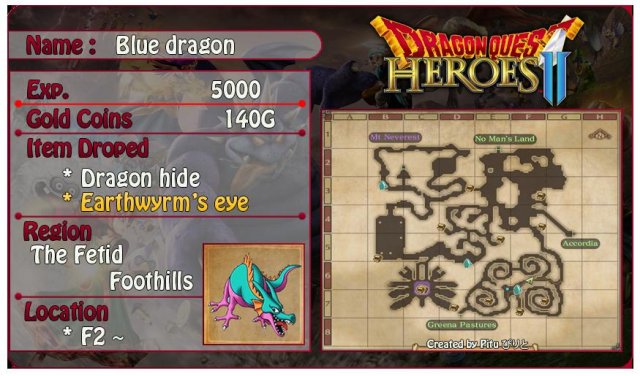 Dragon Quest Heroes 2 - All Monster Locations