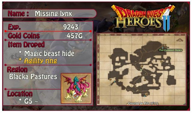 Dragon Quest Heroes 2 - All Monster Locations