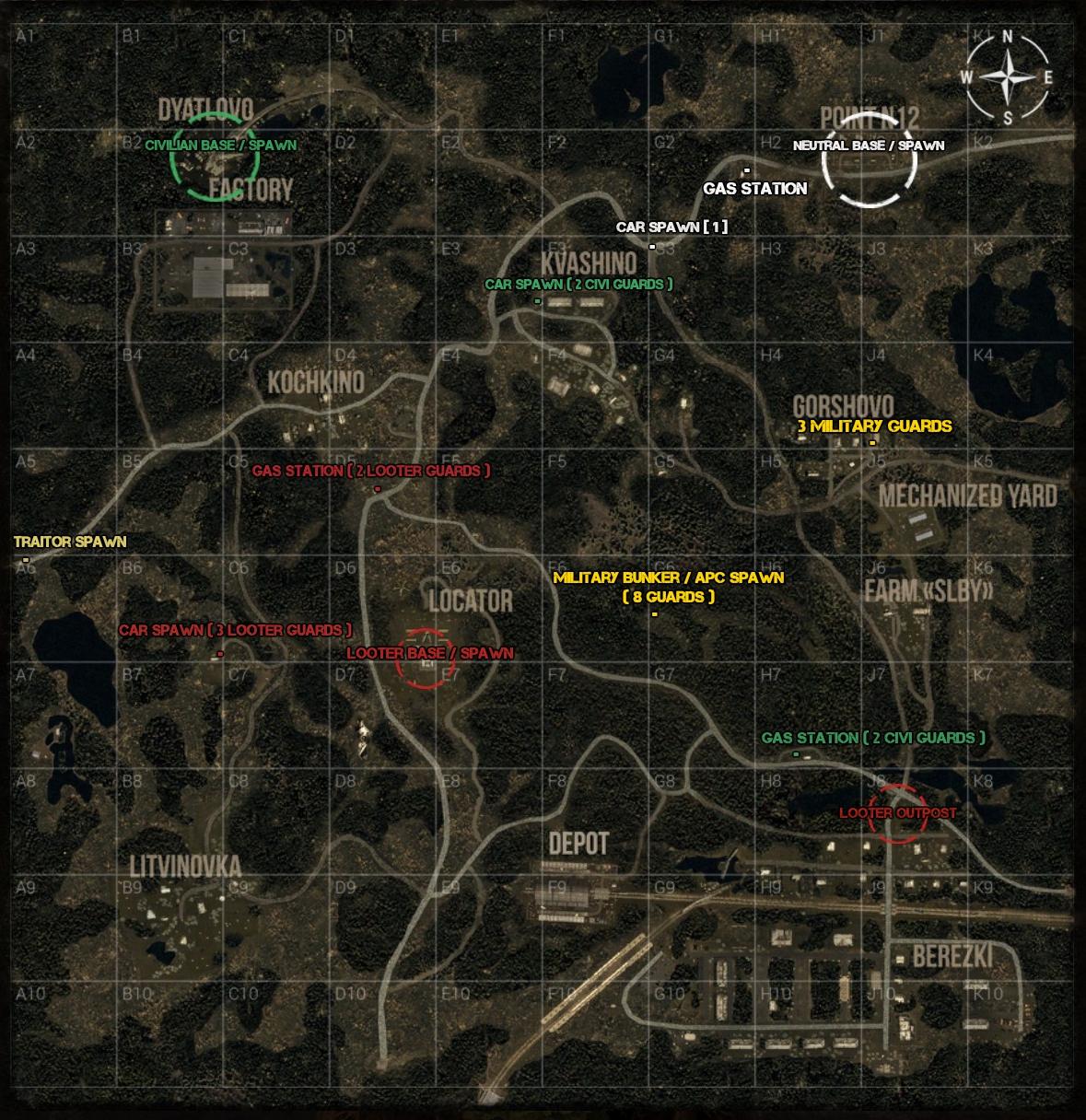 Next Day: Survival - Survival Map