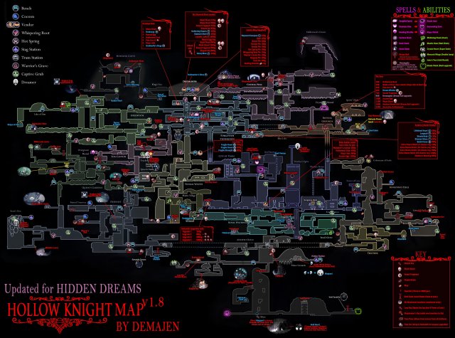 hollow knight deep nest map