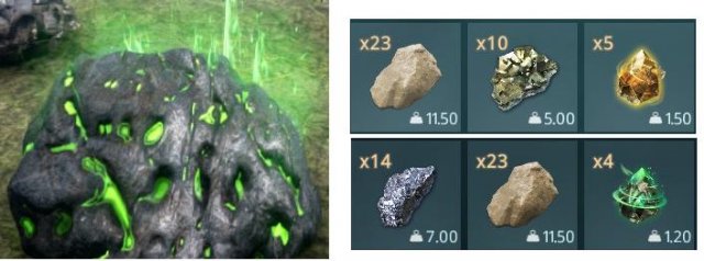 Dark and Light - Meteorite Drops and Looting