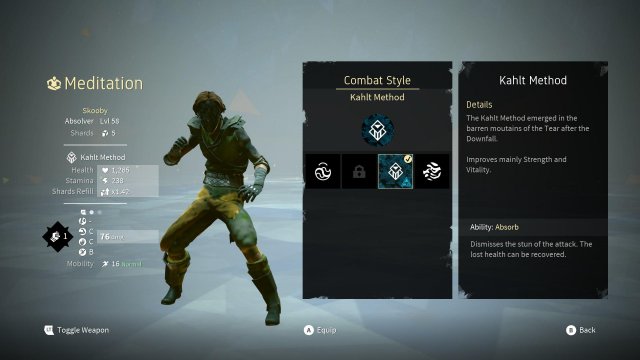 Absolver - Mastering New Styles Using Schools