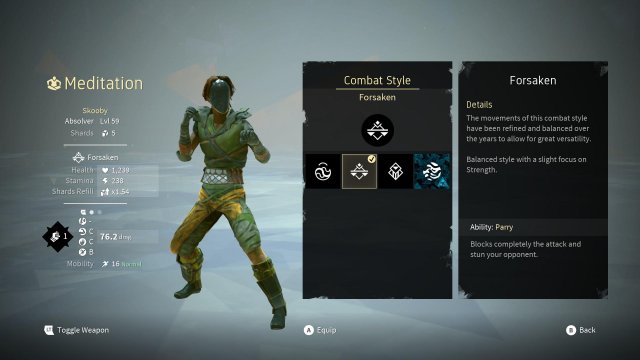 Absolver - Mastering New Styles Using Schools