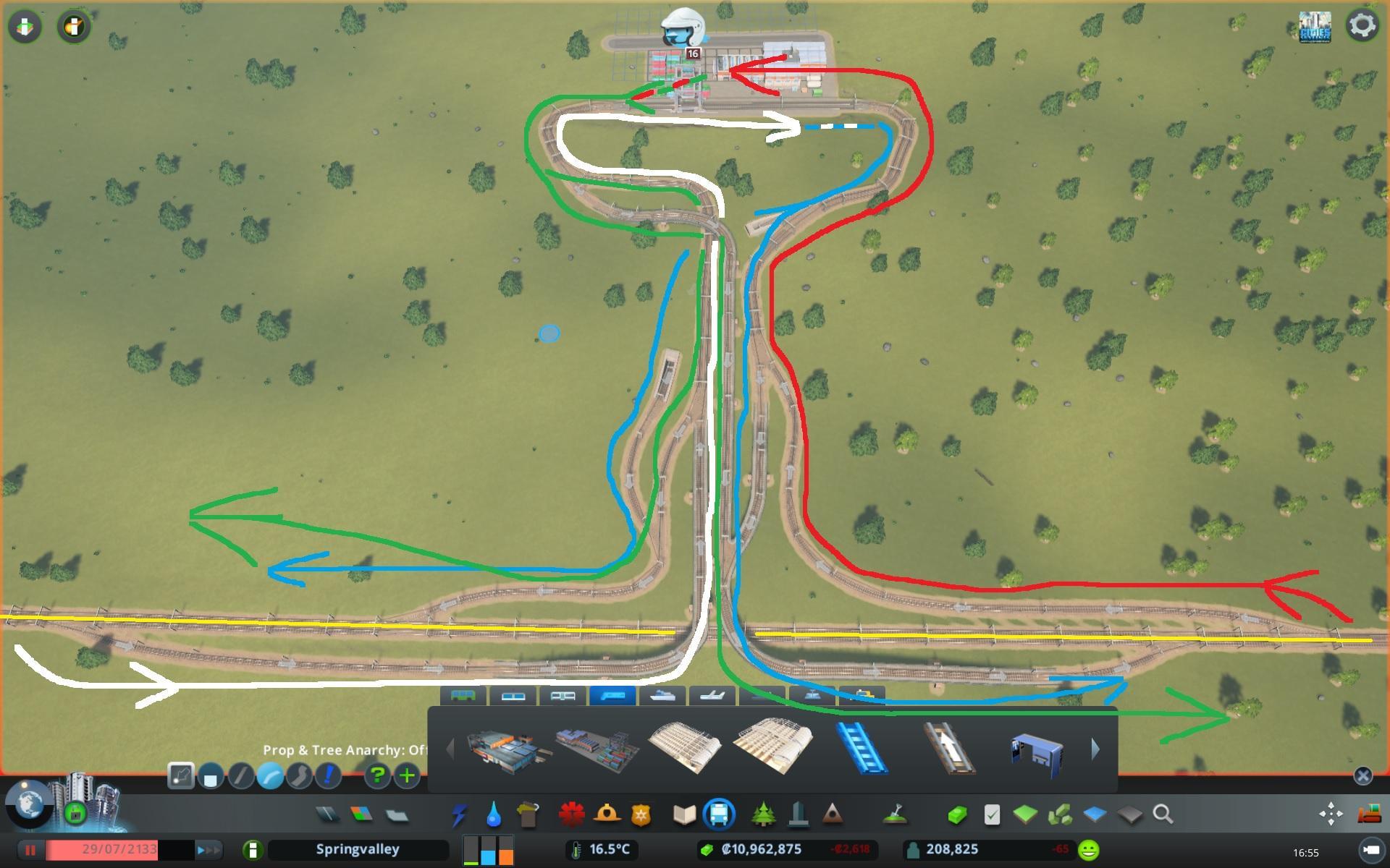 cities skylines best road layout for traffic