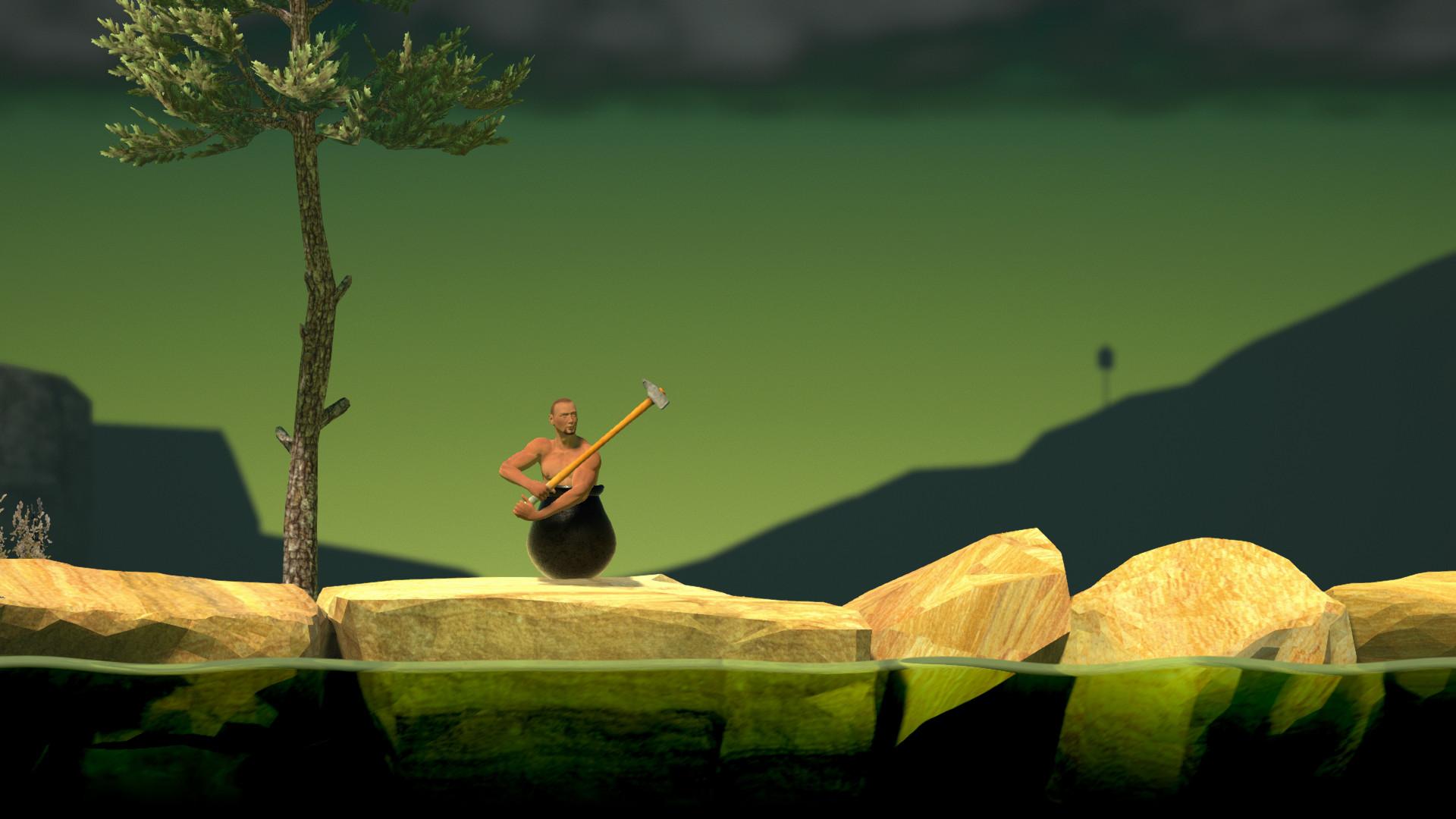 Getting Over It With Bennett Foddy Map World Map Atlas