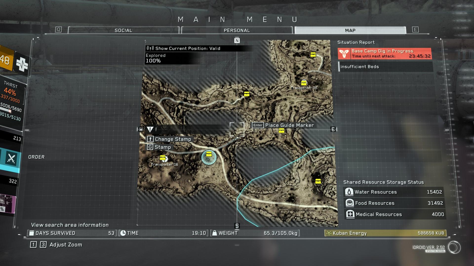 Metal Gear Survive Map.