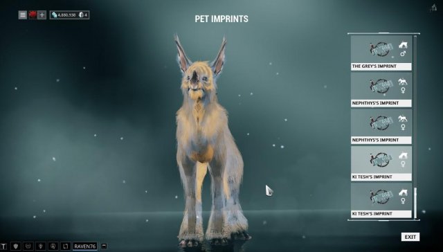 Warframe - Kubrow Breeding and Trading