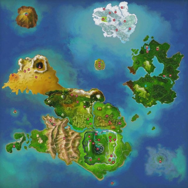Secret of Mana - World Map