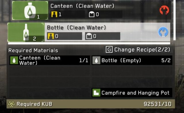 Metal Gear Survive - How to Make Dirty Water 17% More Efficient