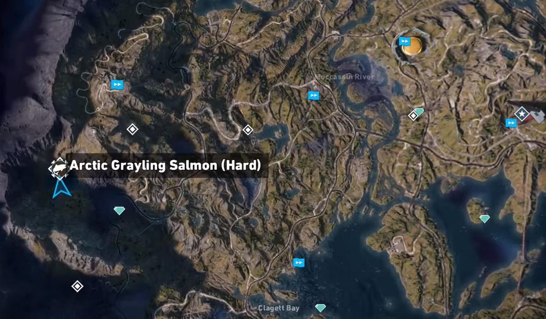 All Hard Difficulty Fishing Spot Locations