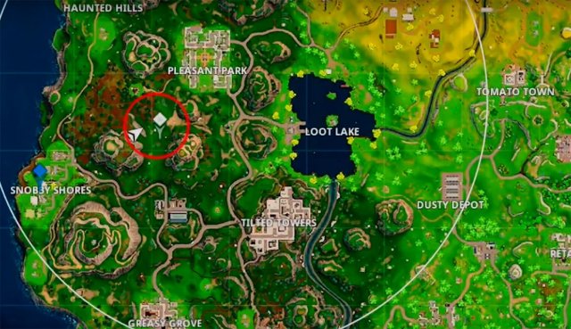 Fortnite Battle Royale - Follow the Treasure Map Found in Snobby Shores Challenge Guide (Season 3)