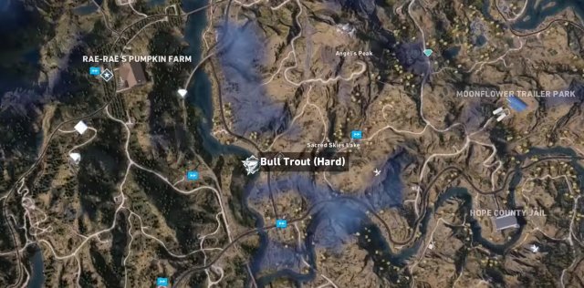 Far Cry 5 - All Hard Difficulty Fishing Spot Locations