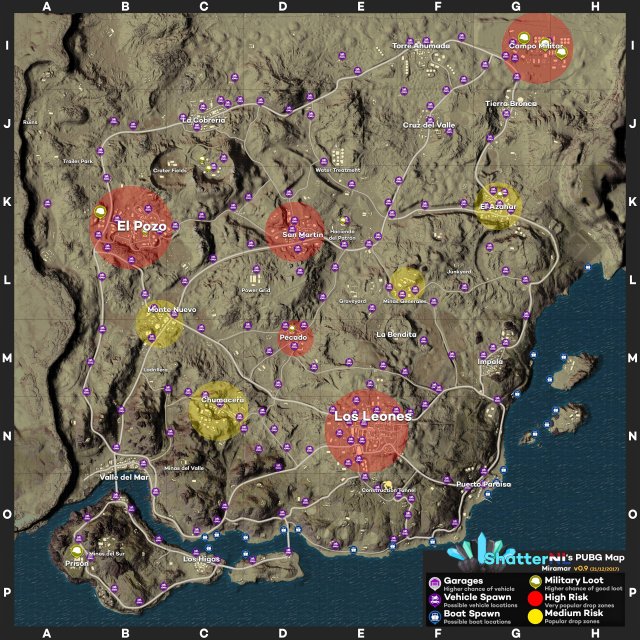 PUBG - Best Loot and Spawn Locations (Vehicles, Boats, Callouts)