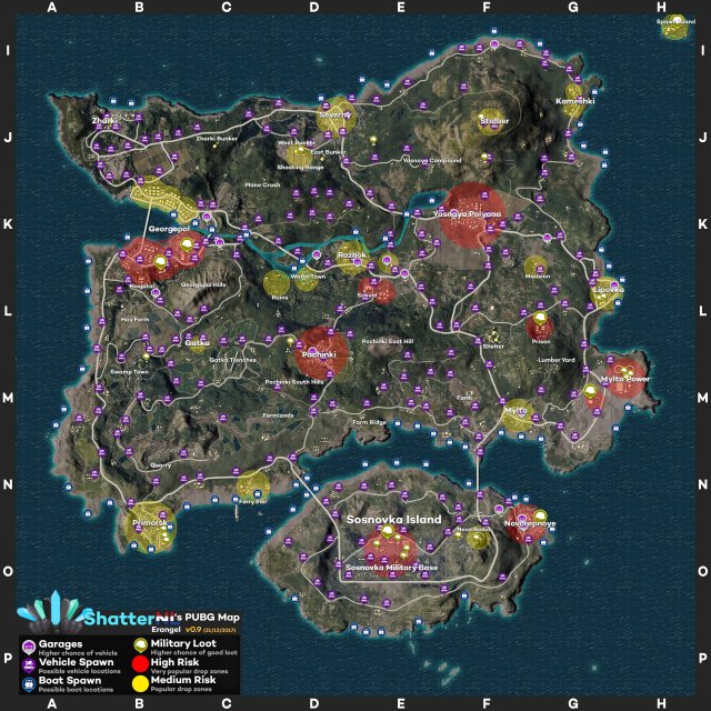 PUBG - Best Loot and Spawn Locations (Vehicles, Boats, Callouts)