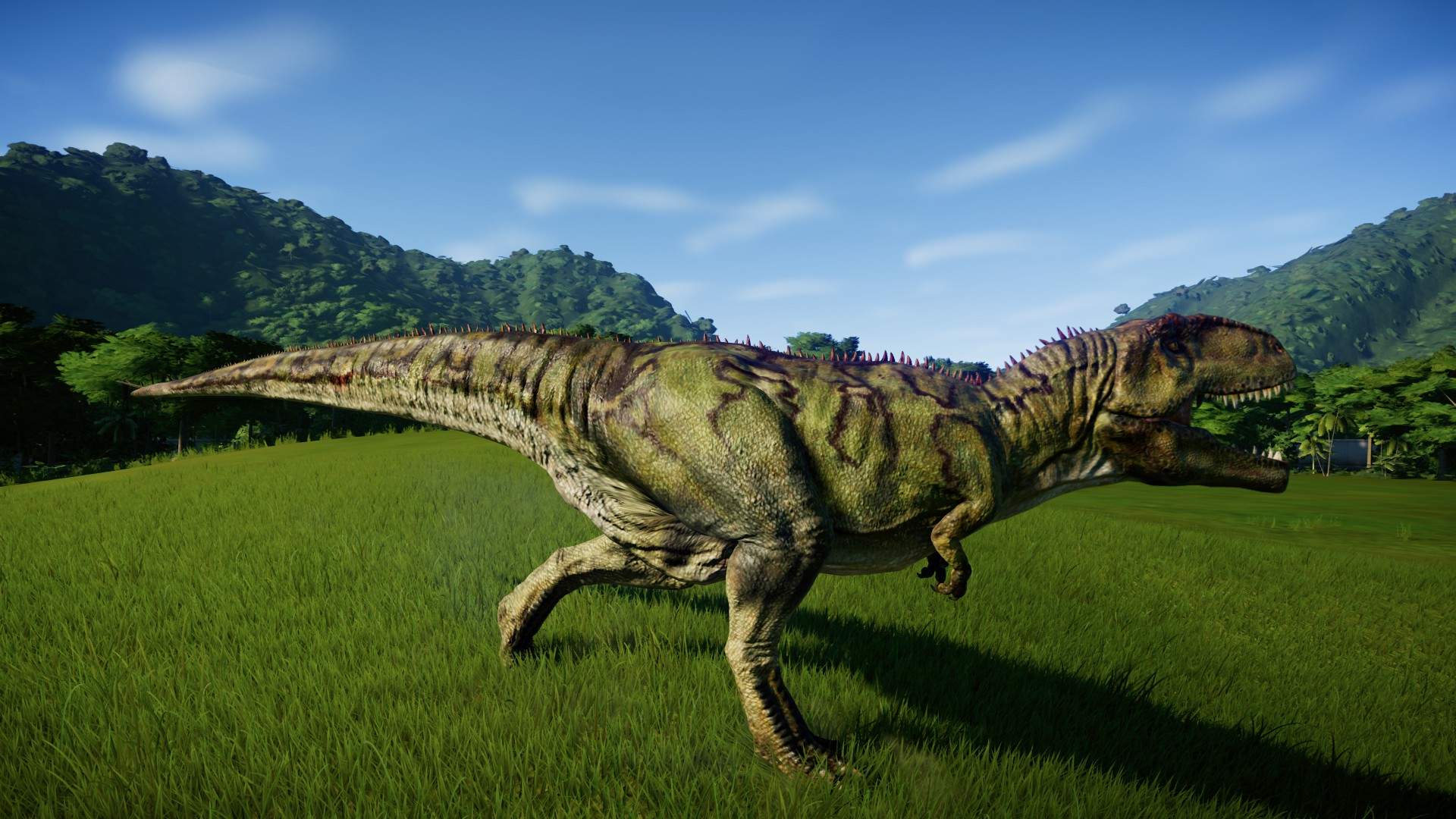 jurassic world evolution giganotosaurus