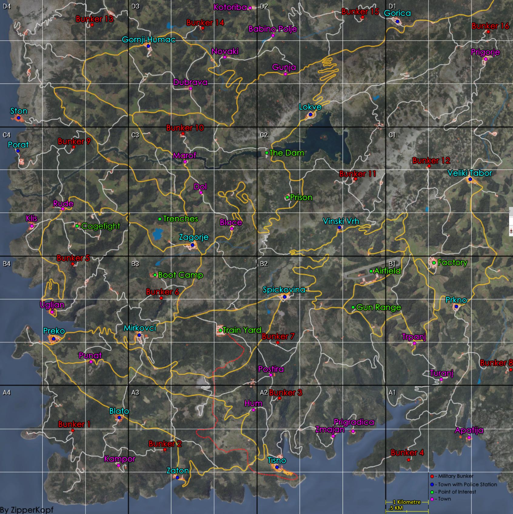 where to loot in scum map