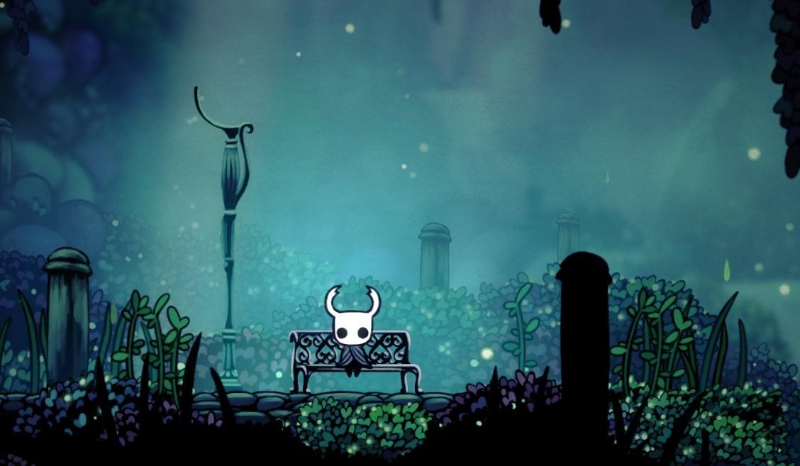 Существо спящее на каменном возвышении hollow knight