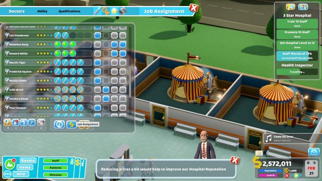 Two Point Hospital - School of the Gifted Employees Guide