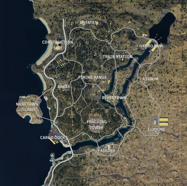 Call of Duty: Black Ops 4 - Blackout Map