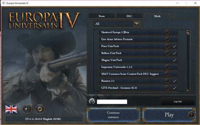 Europa Universalis IV - Quick & Simple Fix for Outdated Mods