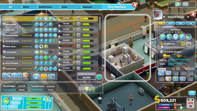 Two Point Hospital - Duckworth-upon-Bilge (3 Top Tips)